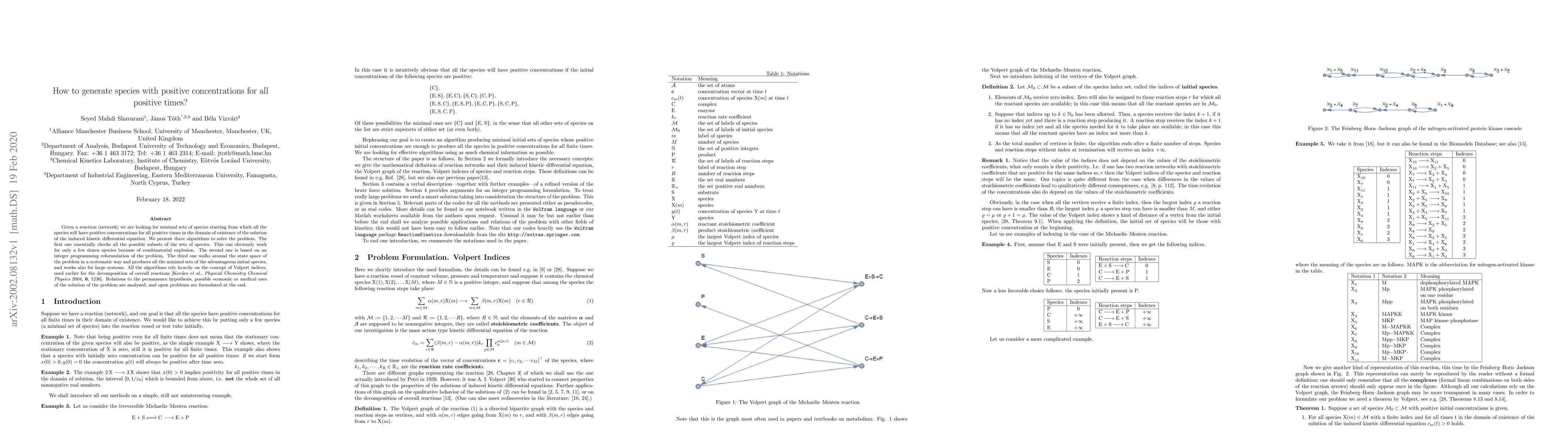 Thumbnail for How to generate species with positive concentrations for all positive
  times?