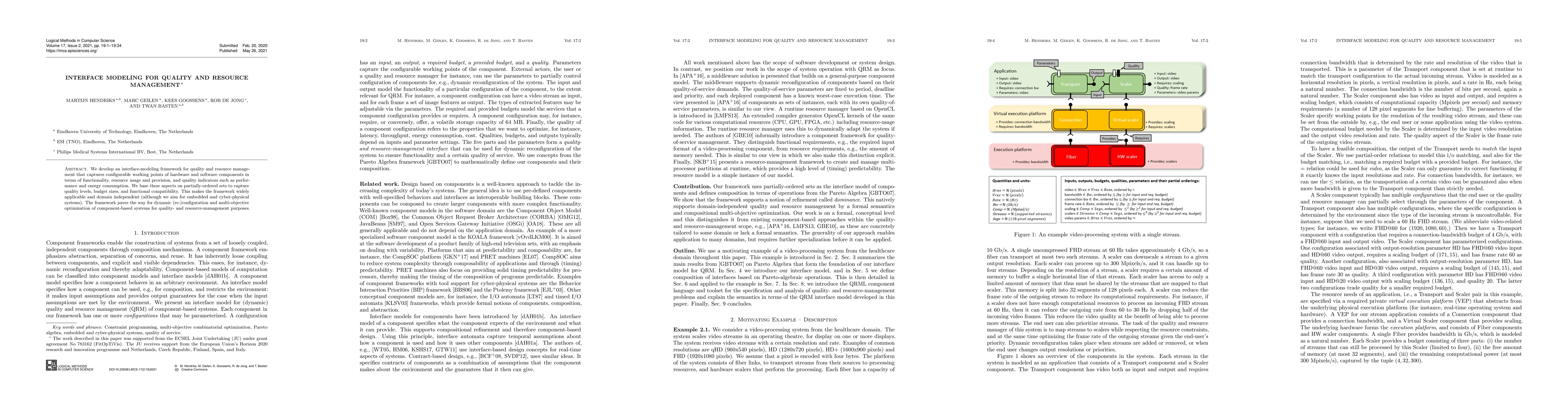 Thumbnail for Interface Modeling for Quality and Resource Management