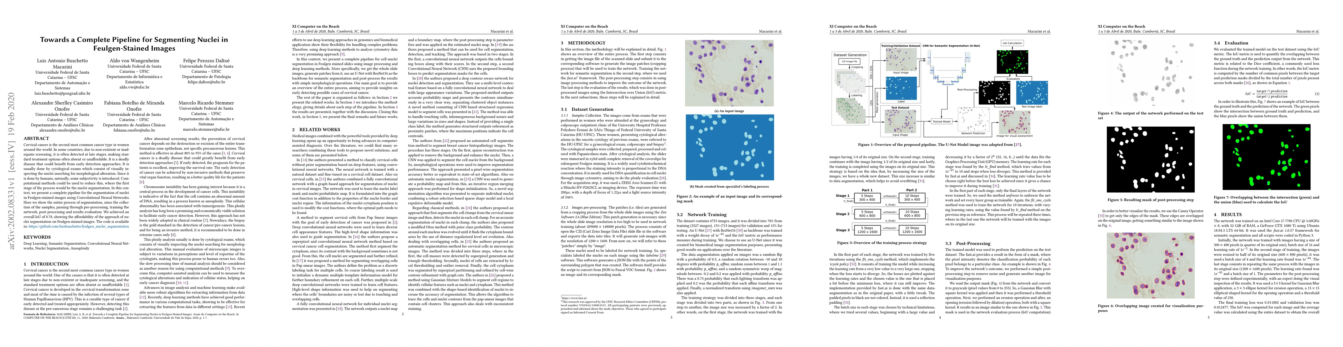 Thumbnail for Towards a Complete Pipeline for Segmenting Nuclei in Feulgen-Stained
  Images
