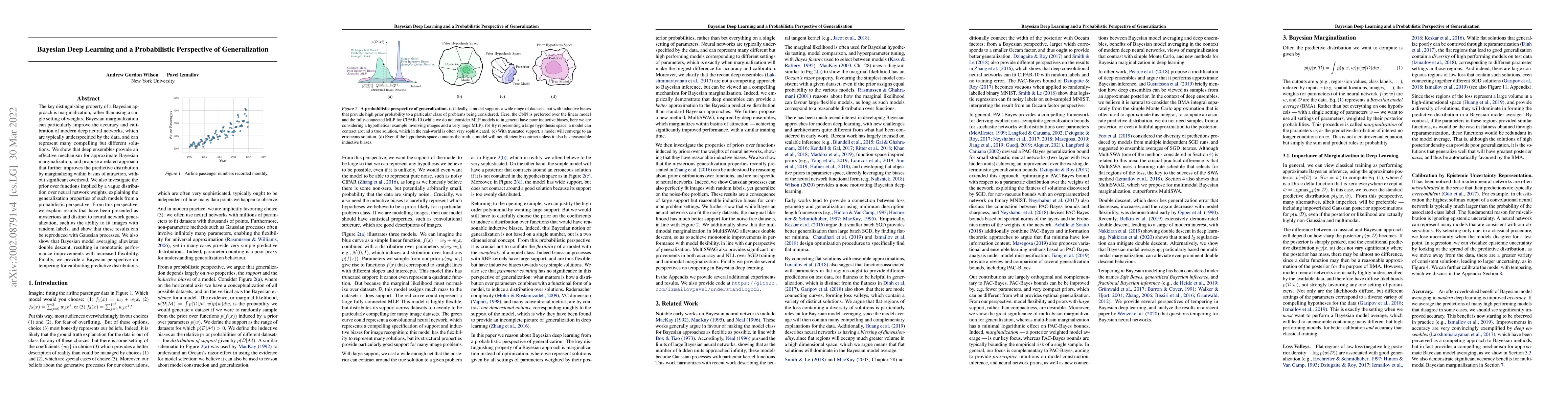 Thumbnail for Bayesian Deep Learning and a Probabilistic Perspective of Generalization