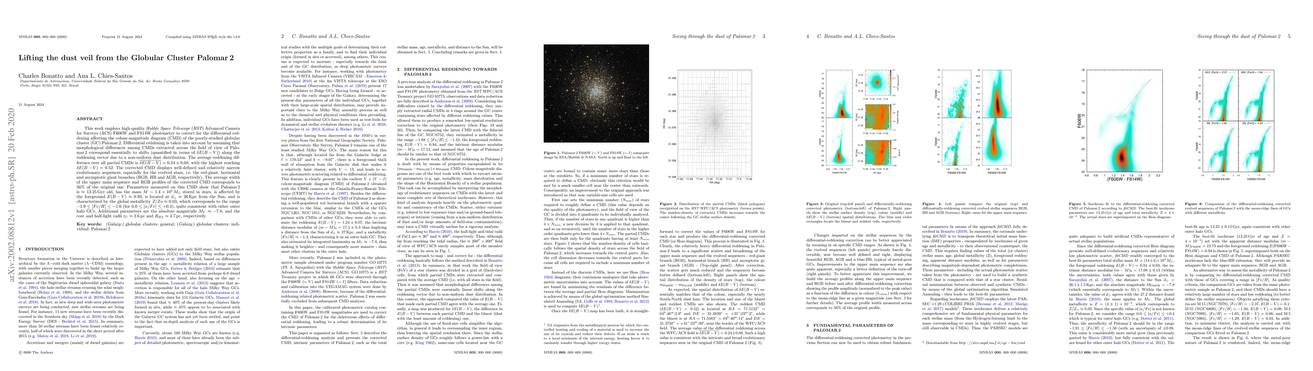 Thumbnail for Lifting the dust veil from the Globular Cluster Palomar2