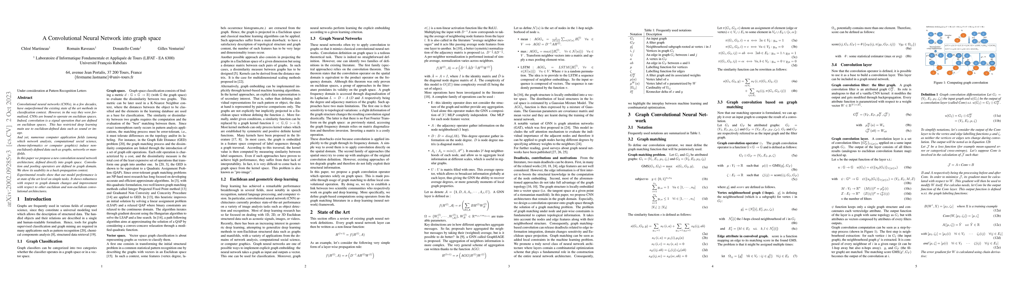 Thumbnail for A Convolutional Neural Network into graph space