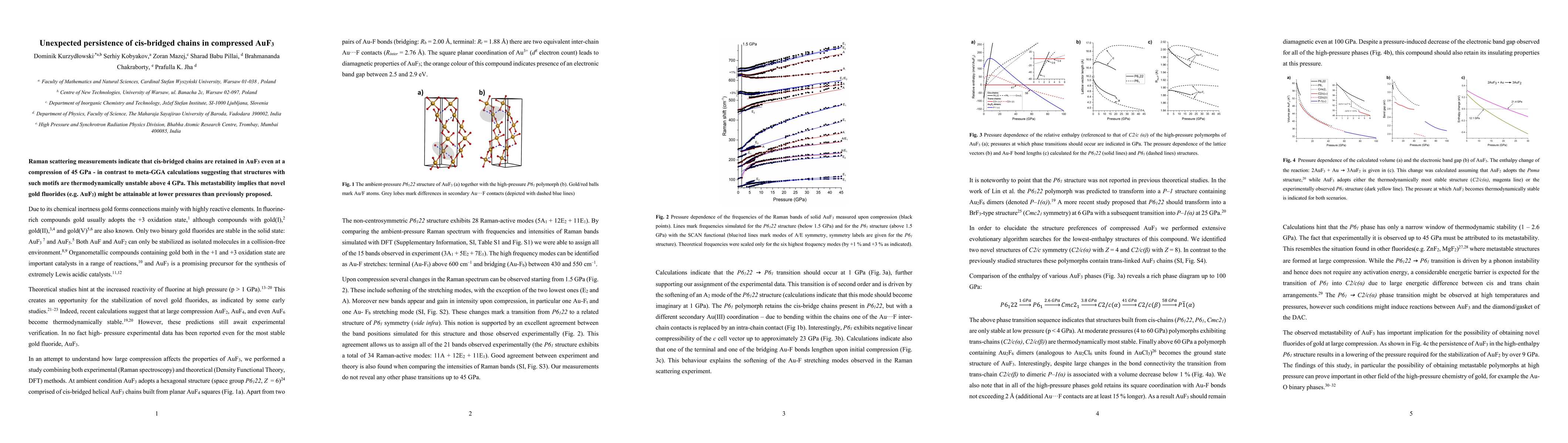 Thumbnail for Unexpected persistence of cis-bridged chains in compressed AuF3
