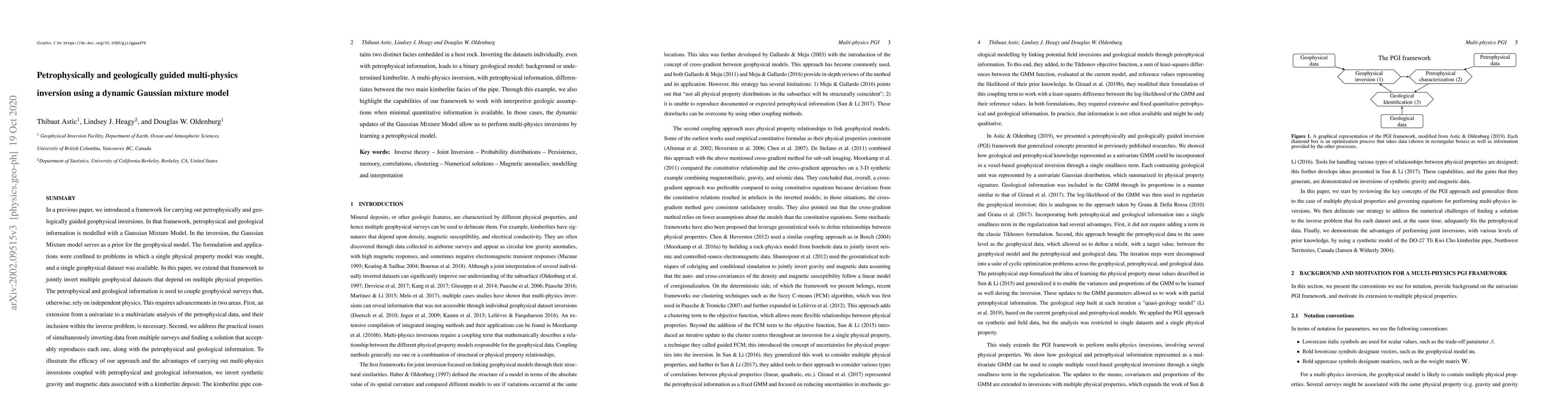 Thumbnail for Petrophysically and geologically guided multi-physics inversion using a
  dynamic Gaussian mixture model