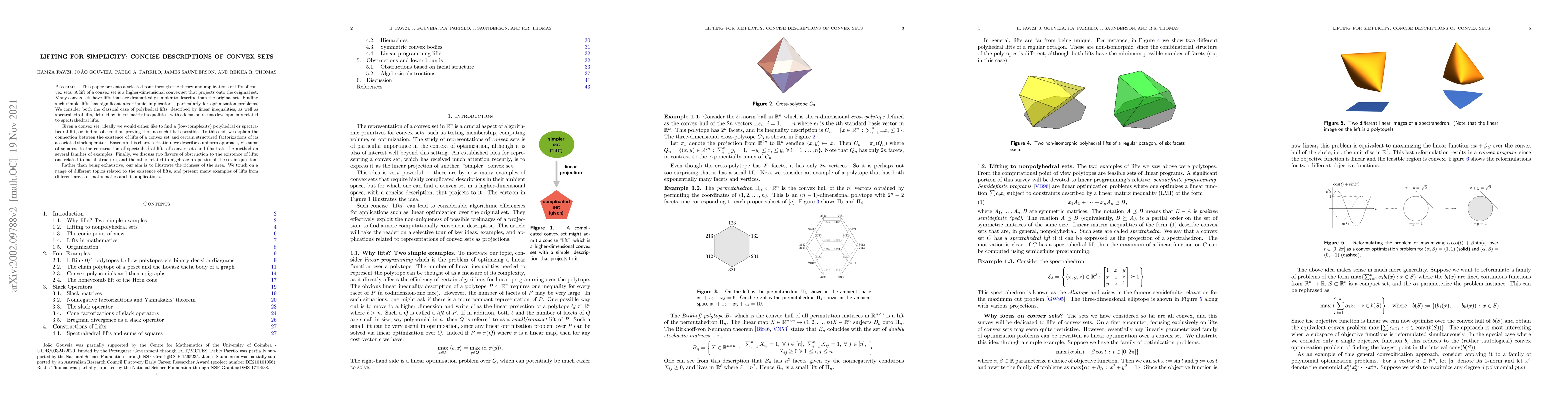 Thumbnail for Lifting for Simplicity: Concise Descriptions of Convex Sets