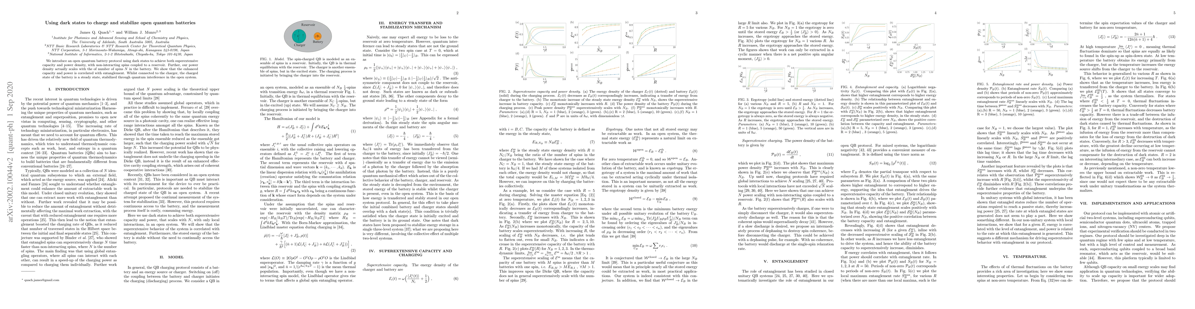 Thumbnail for Using dark states to charge and stabilise open quantum batteries