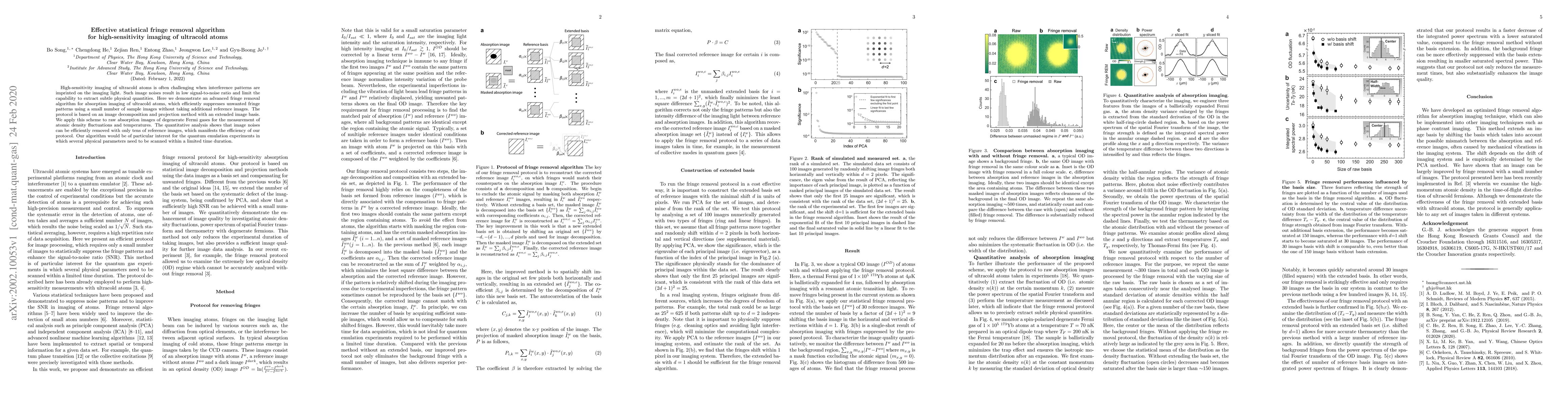 Thumbnail for Effective statistical fringe removal algorithm for high-sensitivity
  imaging of ultracold atoms