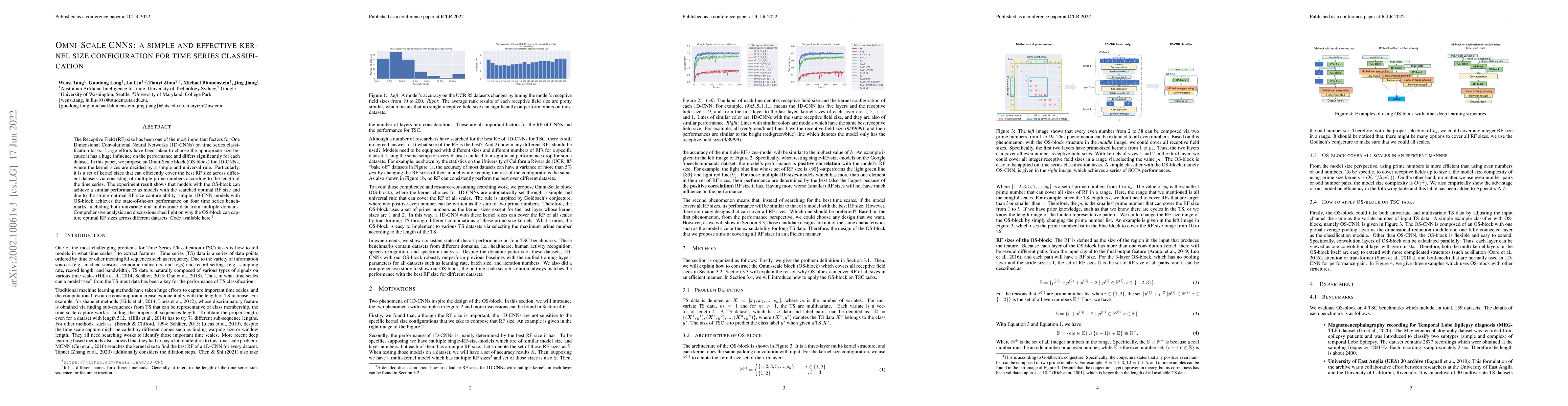 Thumbnail for Omni-Scale CNNs: a simple and effective kernel size configuration for
  time series classification