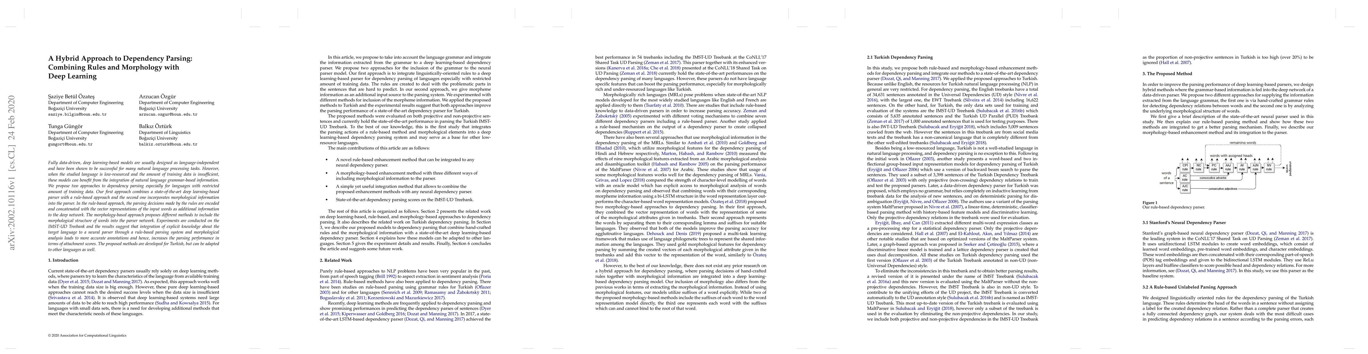 Thumbnail for A Hybrid Approach to Dependency Parsing: Combining Rules and Morphology
  with Deep Learning
