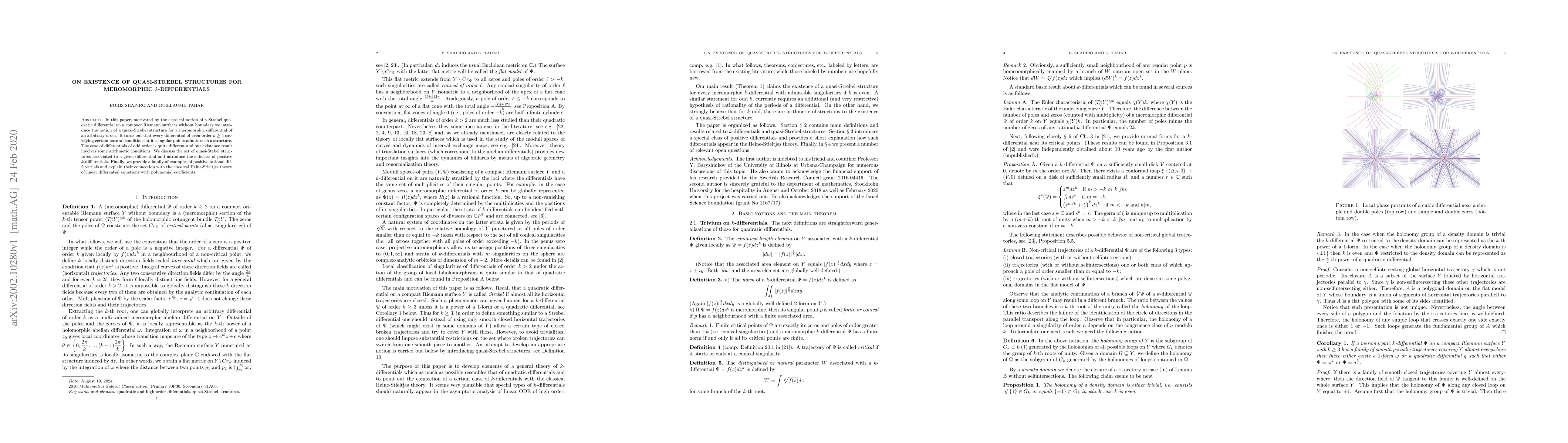 Thumbnail for On existence of quasi-Strebel structures for meromorphic k-differentials