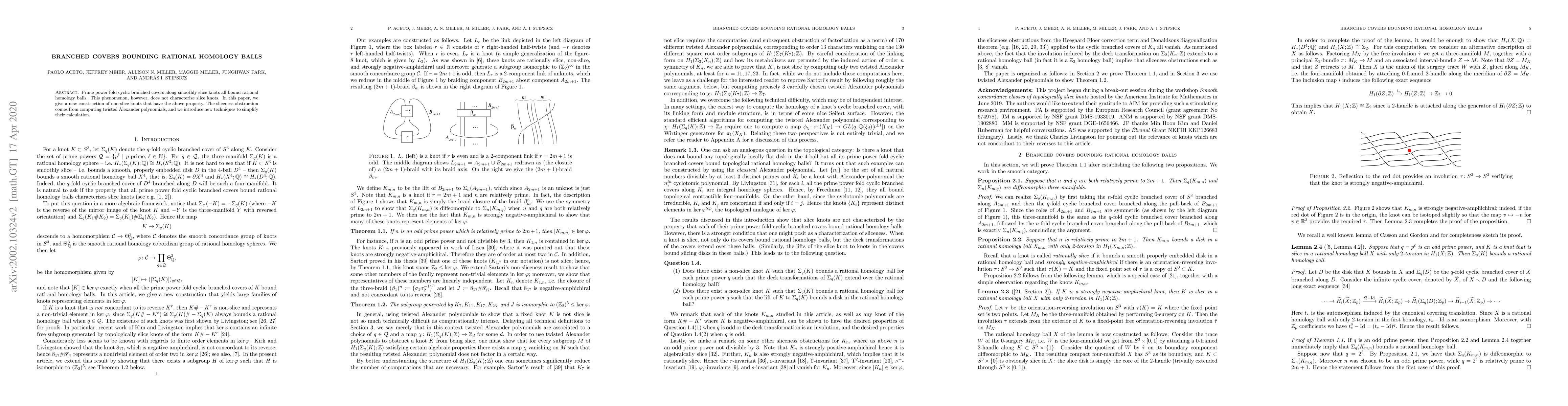 Thumbnail for Branched covers bounding rational homology balls
