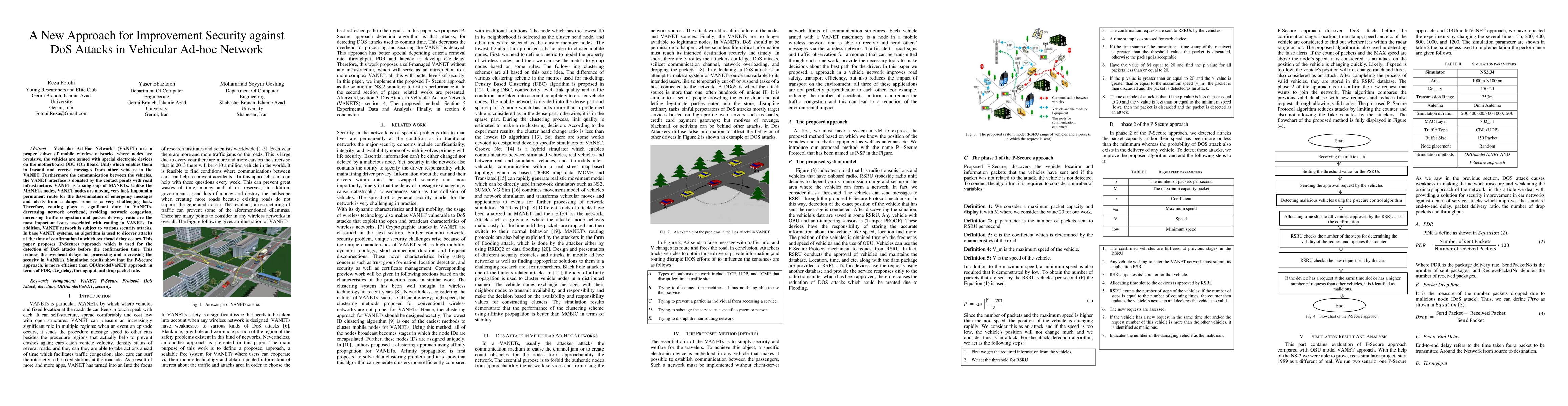 Thumbnail for A New Approach for Improvement Security against DoS Attacks in Vehicular
  Ad-hoc Network
