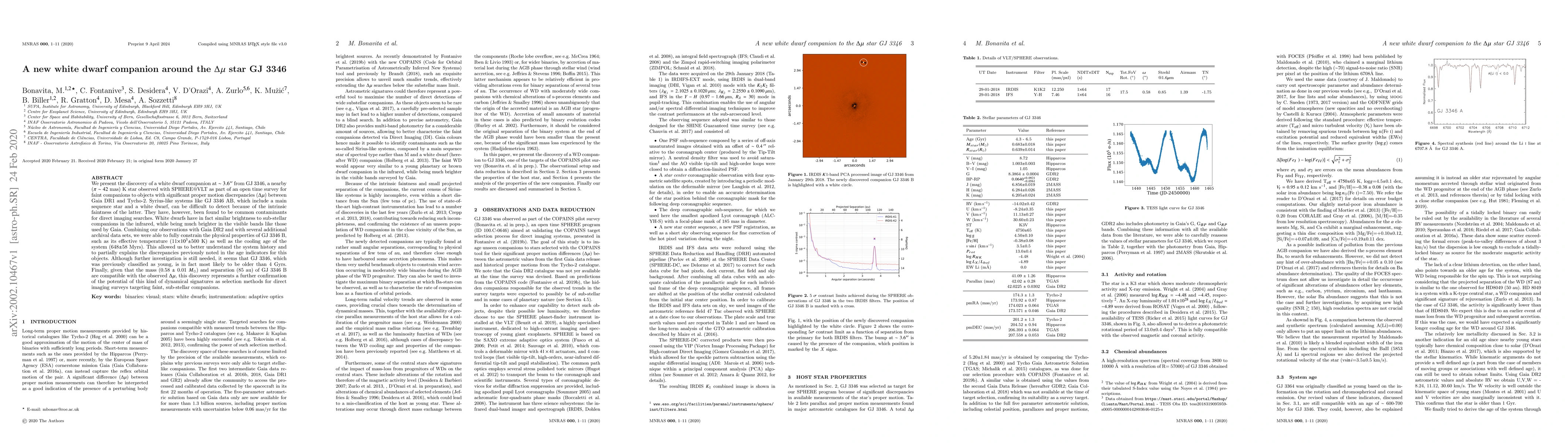 Thumbnail for A new white dwarf companion to the $\Delta\mu$ star GJ 3346