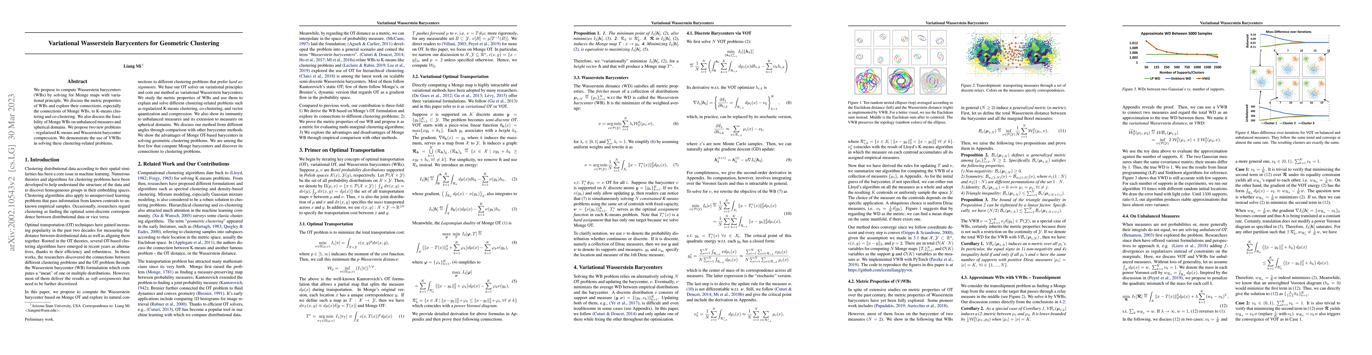 Thumbnail for Variational Wasserstein Barycenters for Geometric Clustering