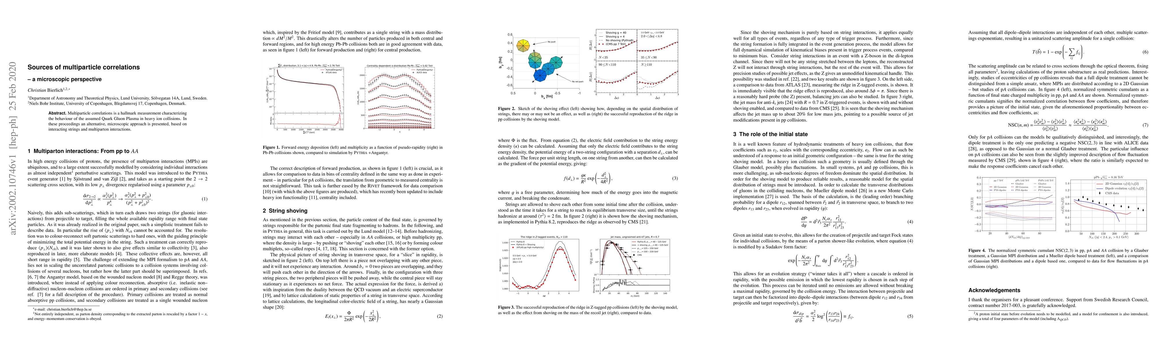 Thumbnail for Sources of multiparticle correlations: a microscopic perspective