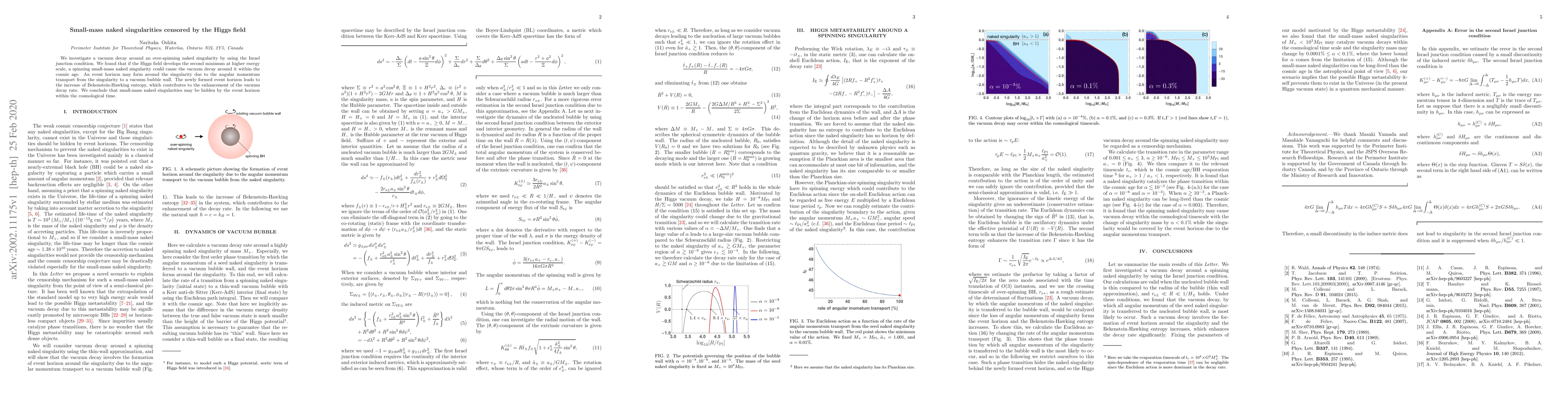 Thumbnail for Small-mass naked singularities censored by the Higgs field