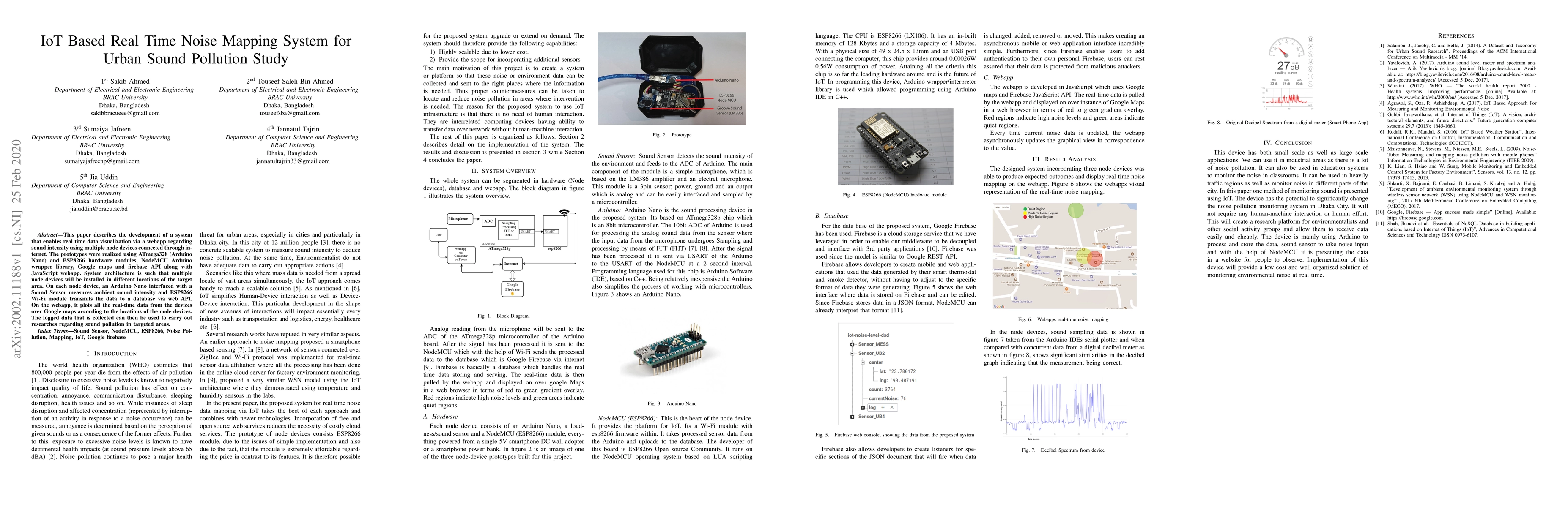 Thumbnail for IoT Based Real Time Noise Mapping System for Urban Sound Pollution Study