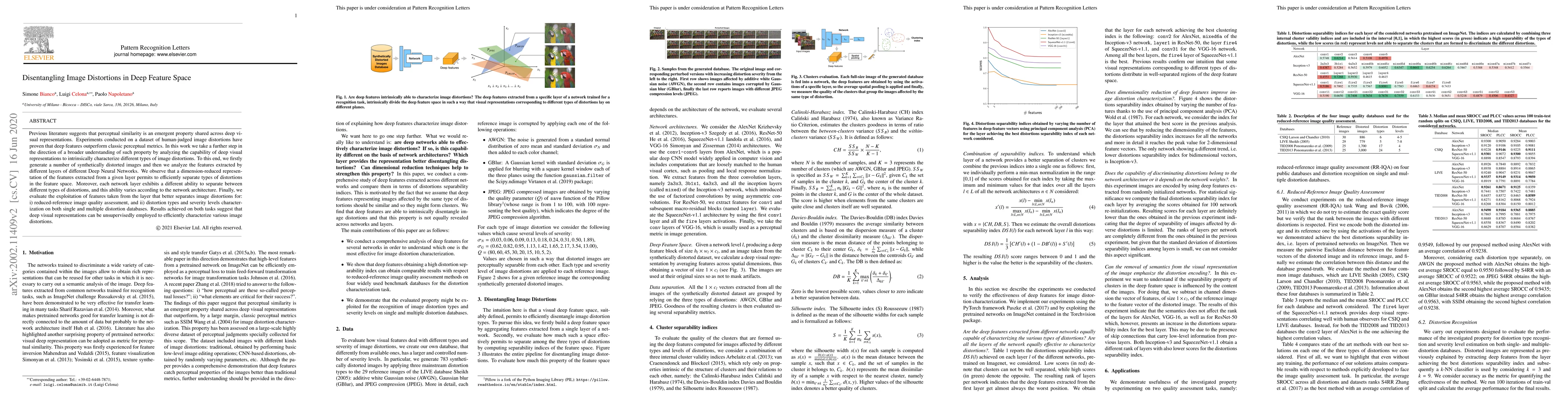 Thumbnail for Disentangling Image Distortions in Deep Feature Space