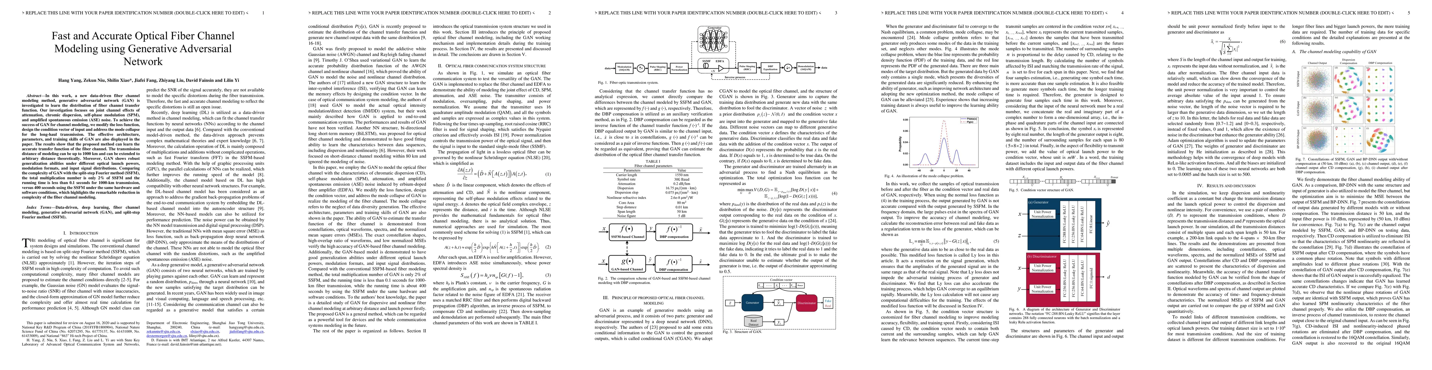 Thumbnail for Fast and Accurate Optical Fiber Channel Modeling Using Generative
  Adversarial Network