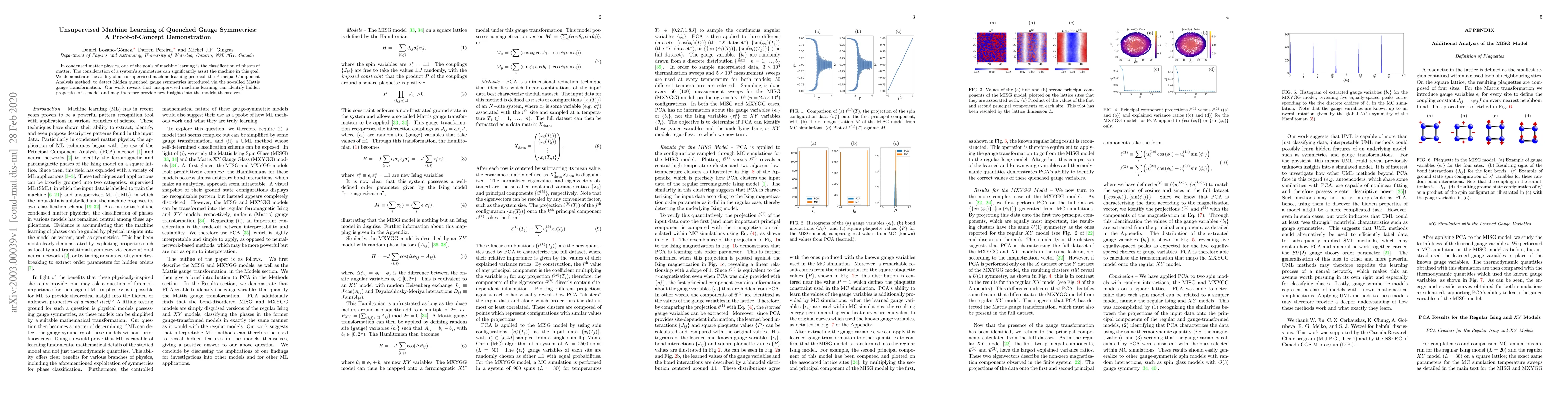 Thumbnail for Unsupervised Machine Learning of Quenched Gauge Symmetries: A
  Proof-of-Concept Demonstration