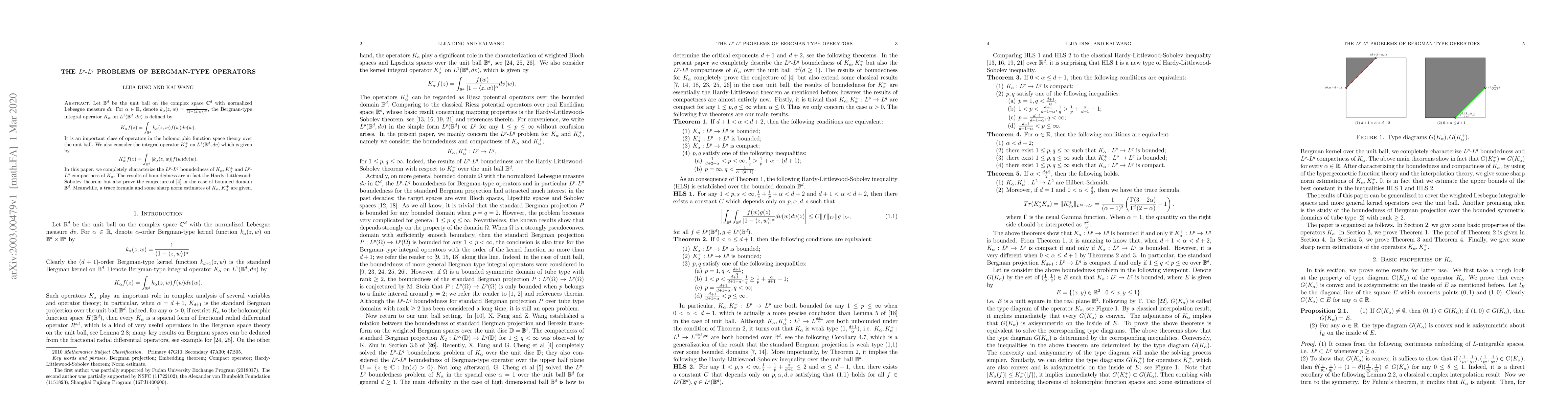Thumbnail for The Lp-Lq problems of Bergman-type operators