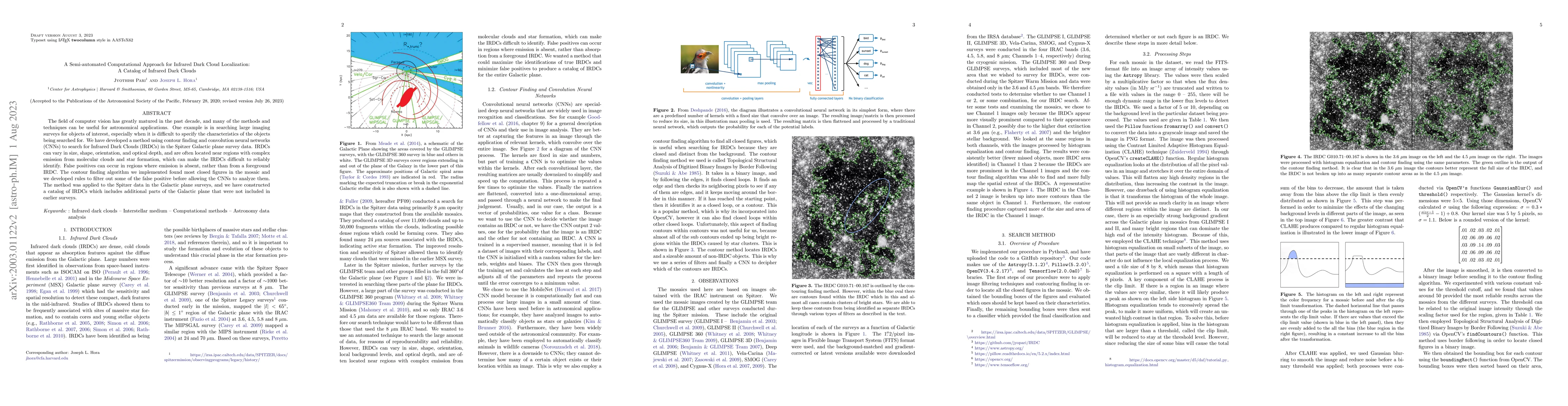 Thumbnail for A Semi-Automated Computational Approach for Infrared Dark Cloud
  Localization: A Catalog of Infrared Dark Clouds