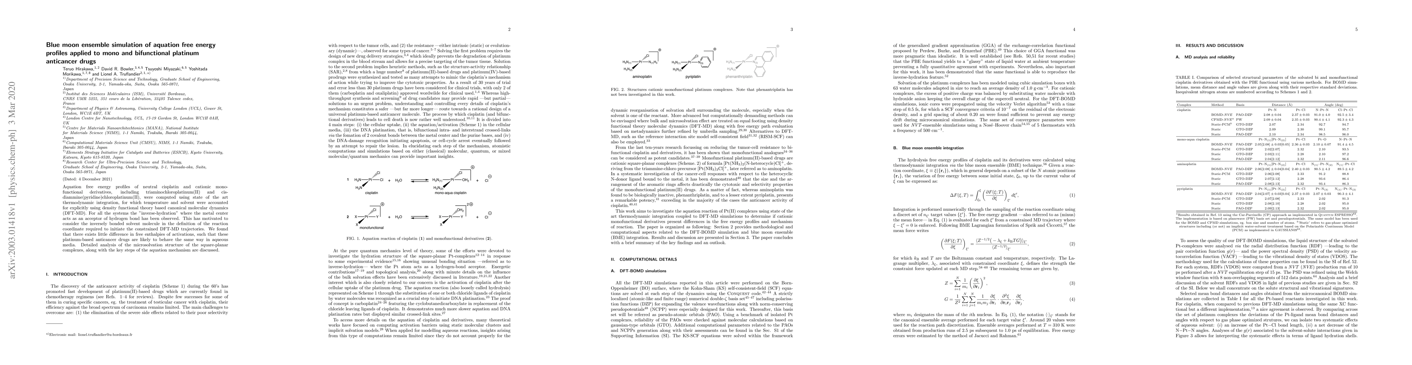 Thumbnail for Blue moon ensemble simulation of aquation free energy profiles applied
  to mono and bifunctional platinum anticancer drugs