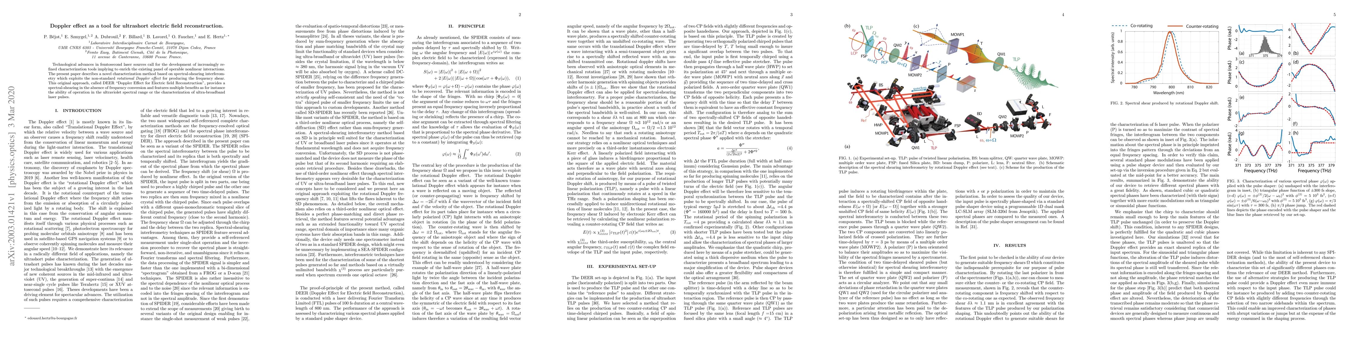 Thumbnail for Doppler effect as a tool for ultrashort electric field reconstruction