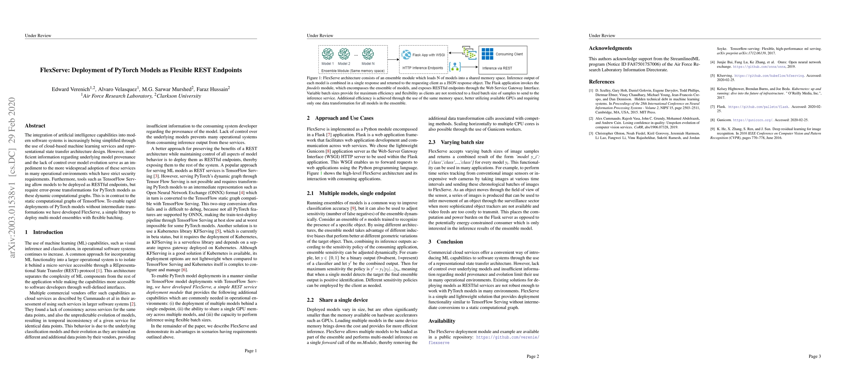 Thumbnail for FlexServe: Deployment of PyTorch Models as Flexible REST Endpoints