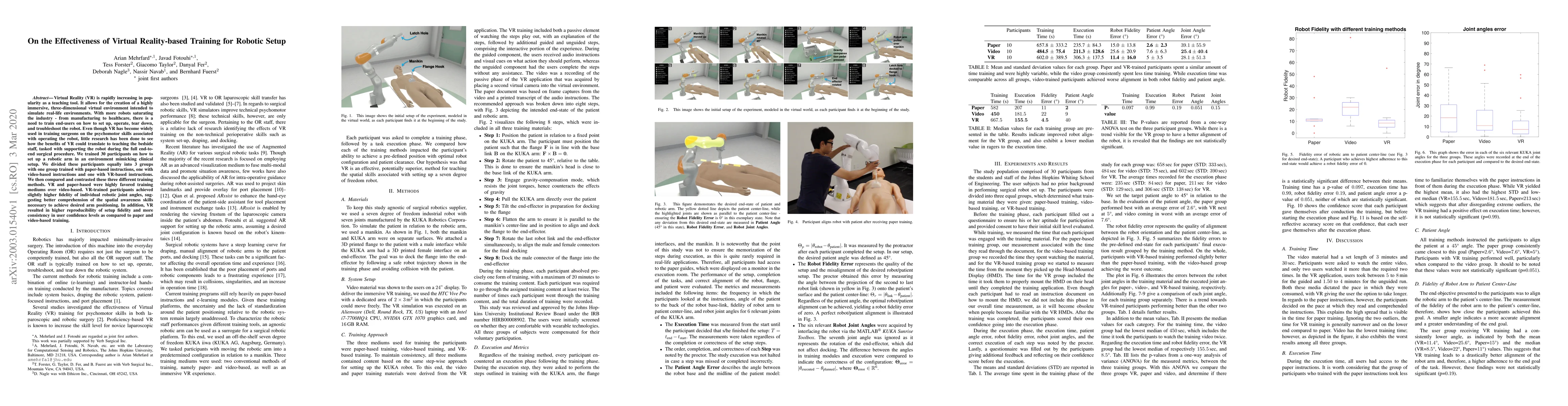 Thumbnail for On the Effectiveness of Virtual Reality-based Training for Robotic Setup