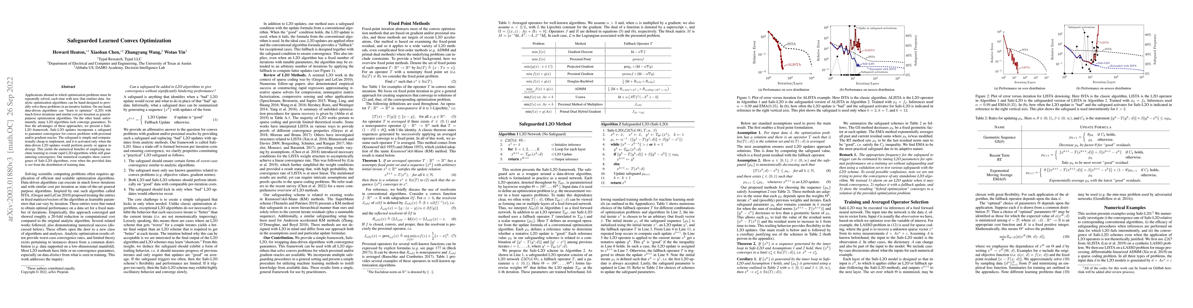 Thumbnail for Safeguarded Learned Convex Optimization