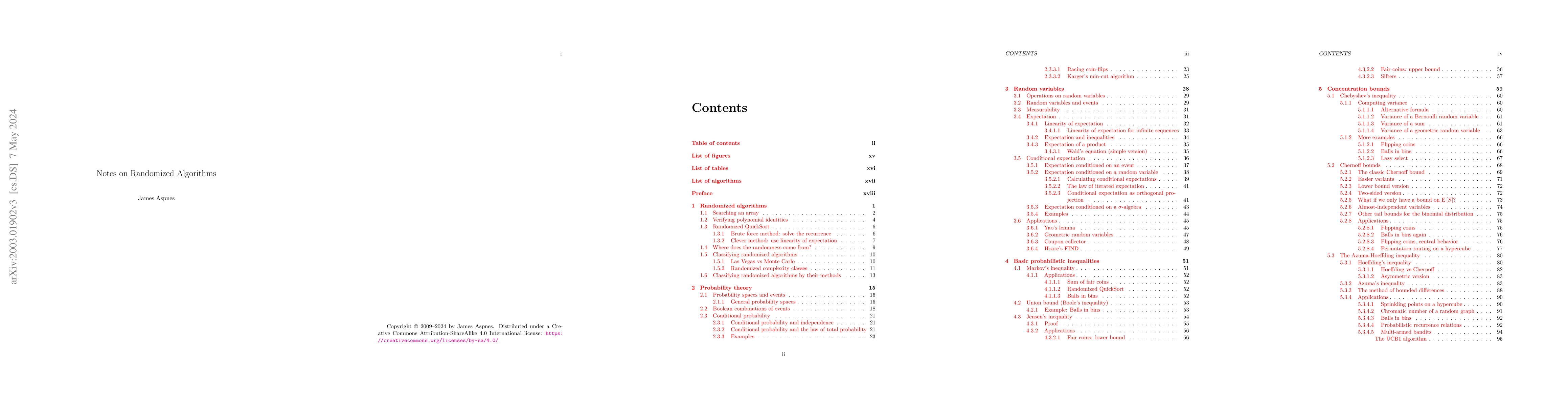 Thumbnail for Notes on Randomized Algorithms