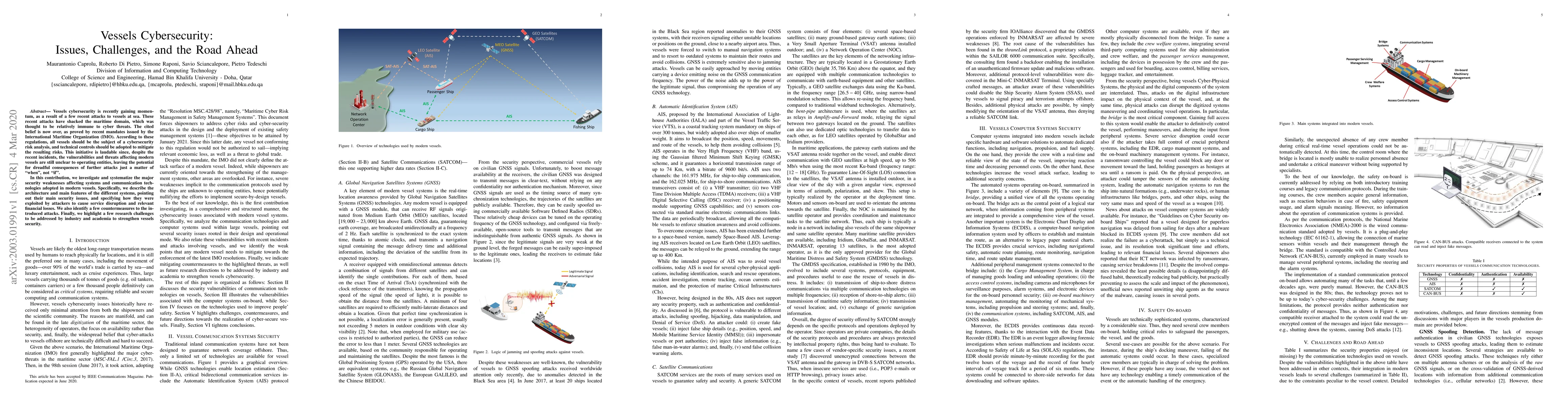 Thumbnail for Vessels Cybersecurity: Issues, Challenges, and the Road Ahead