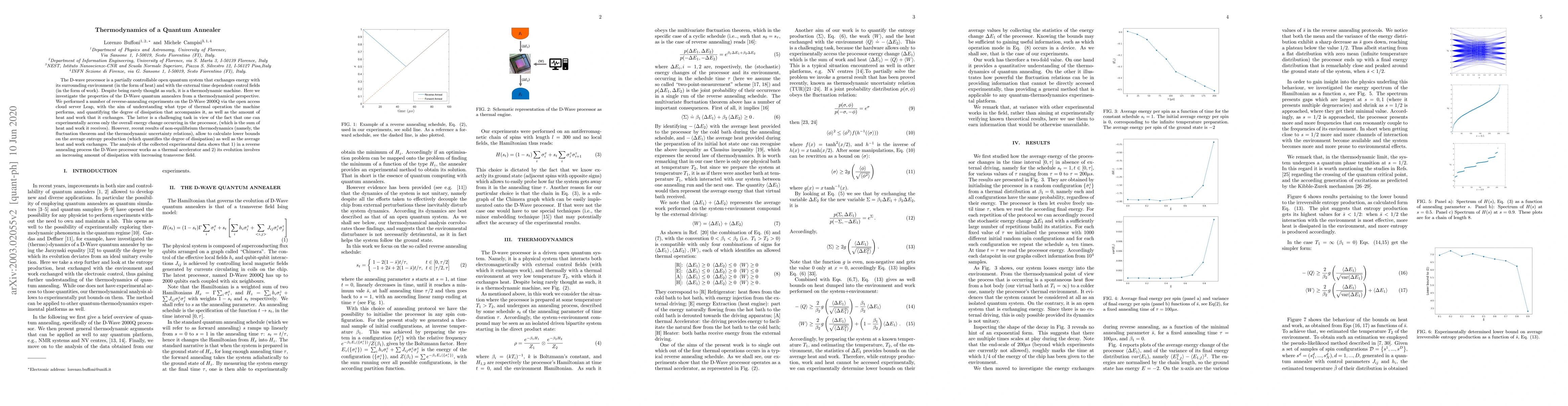 Thumbnail for Thermodynamics of a Quantum Annealer