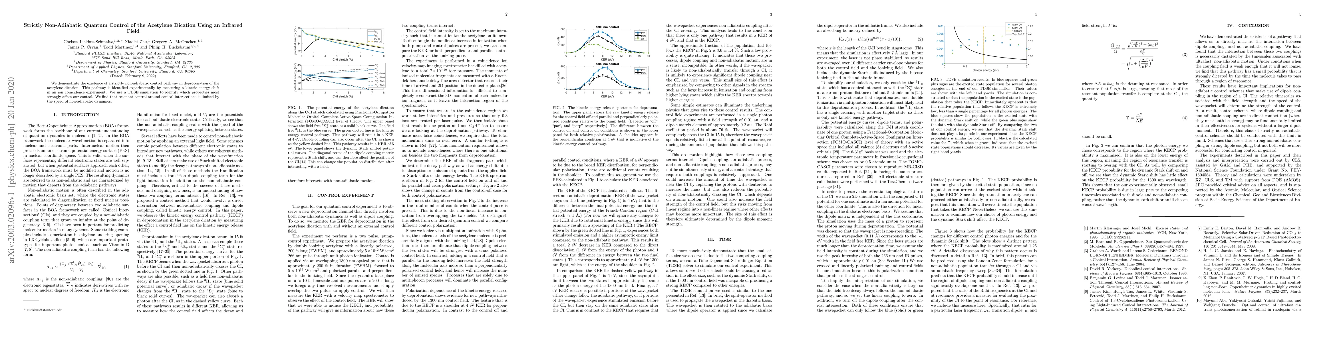 Thumbnail for Strictly Non-Adiabatic Quantum Control of the Acetylene Dication Using
  an Infrared Field