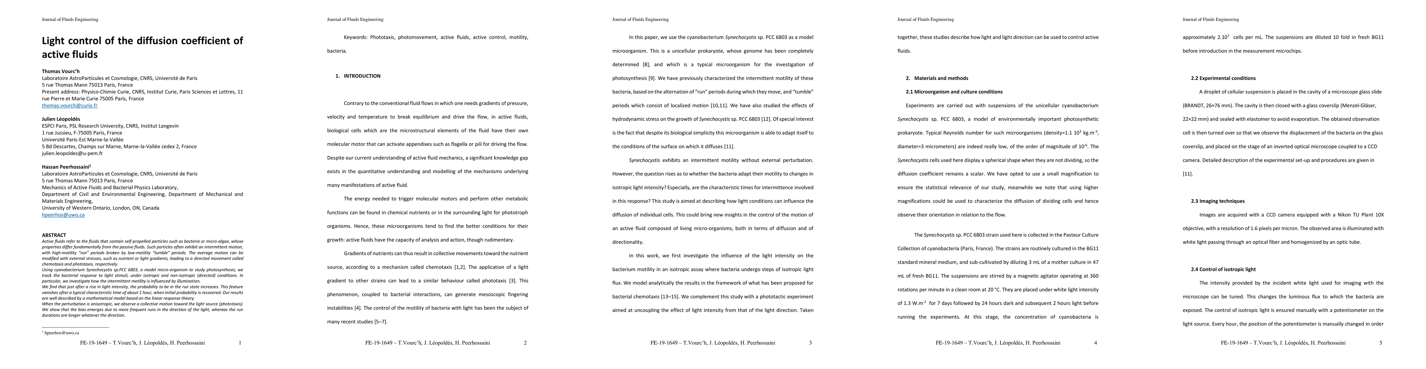 Thumbnail for Light control of the diffusion coefficient of active fluids