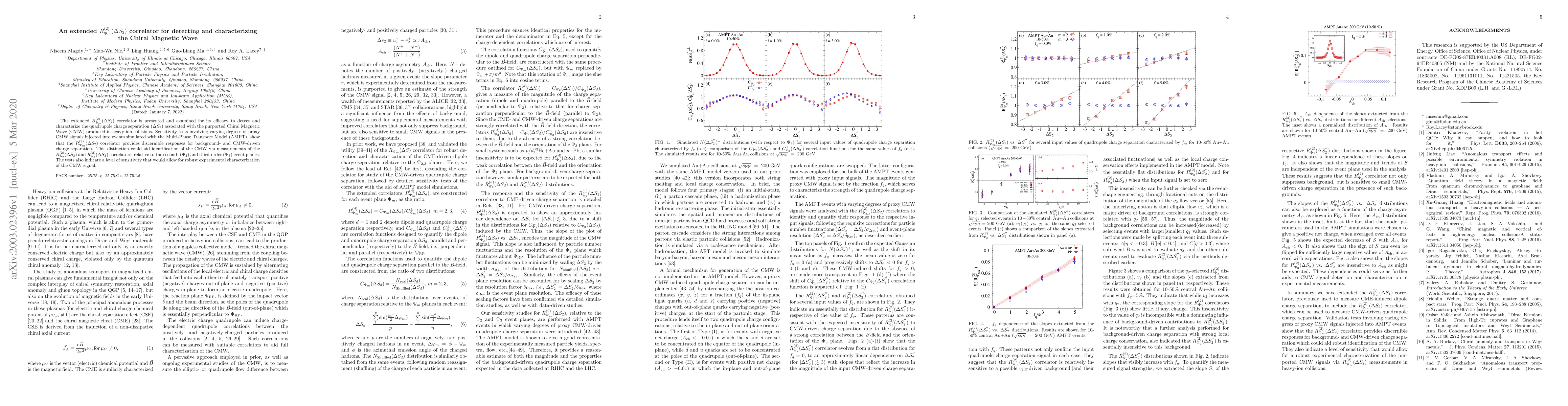 Thumbnail for An extended $R^{(2)}_{\Psi_m}(\Delta S_2)$ correlator for detecting and
  characterizing the Chiral Magnetic Wave
