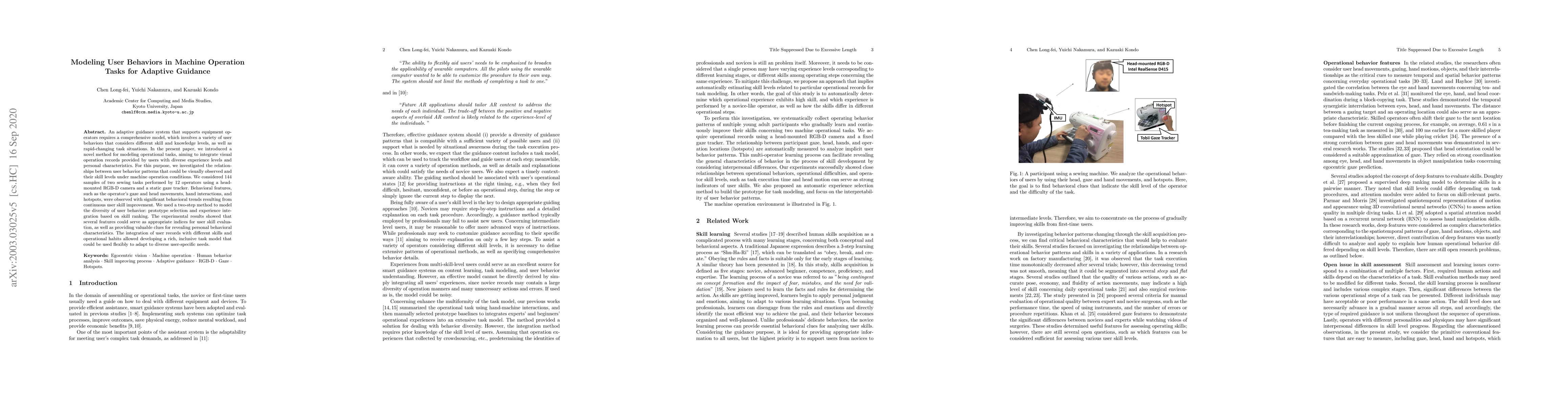 Thumbnail for Modeling User Behaviors in Machine Operation Tasks for Adaptive Guidance