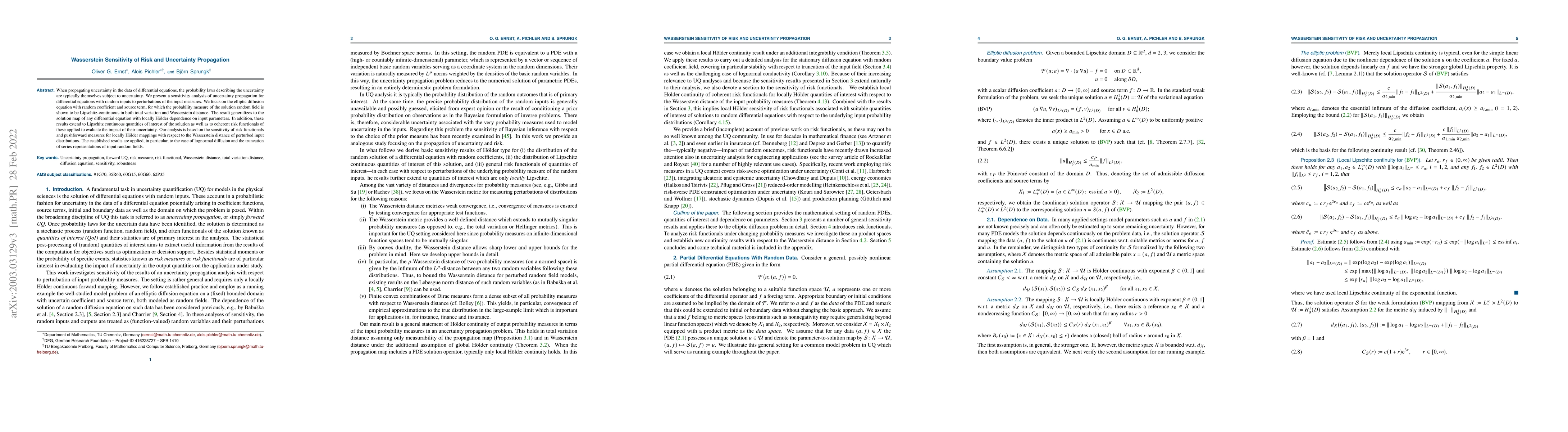Thumbnail for Wasserstein sensitivity of Risk and Uncertainty Propagation