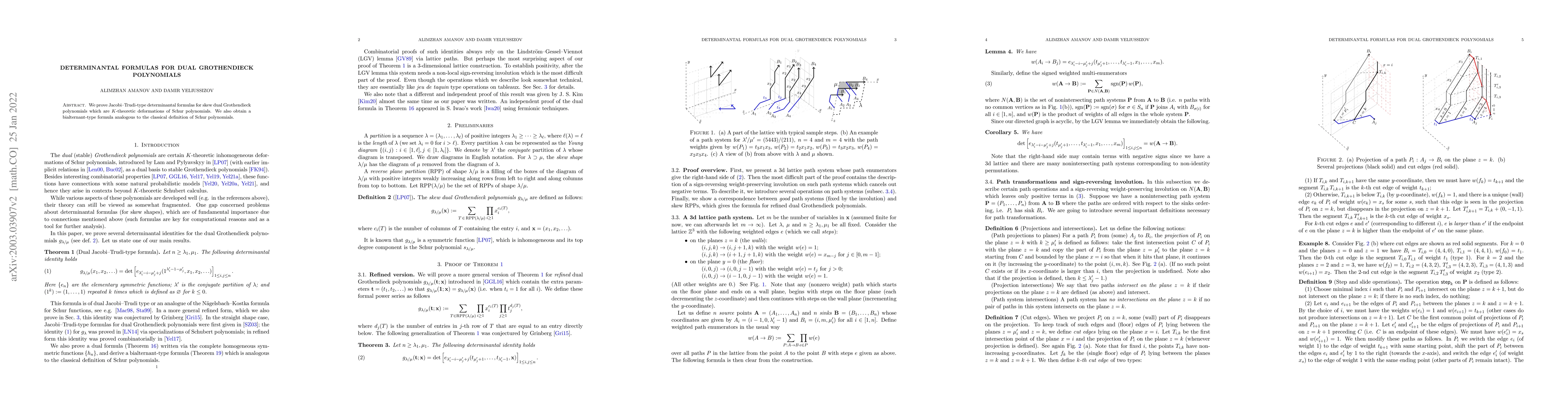 Thumbnail for Determinantal formulas for dual Grothendieck polynomials