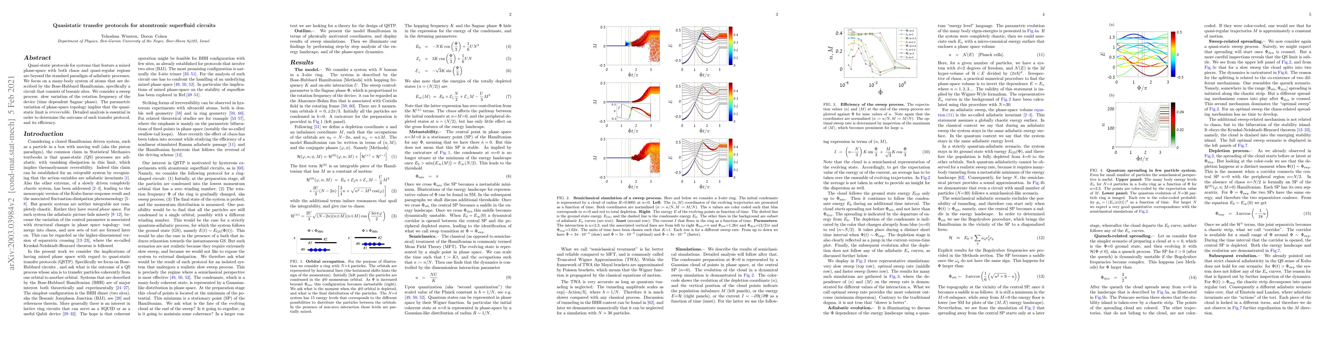 Thumbnail for Quasistatic transfer protocols for atomtronic superfluid circuits