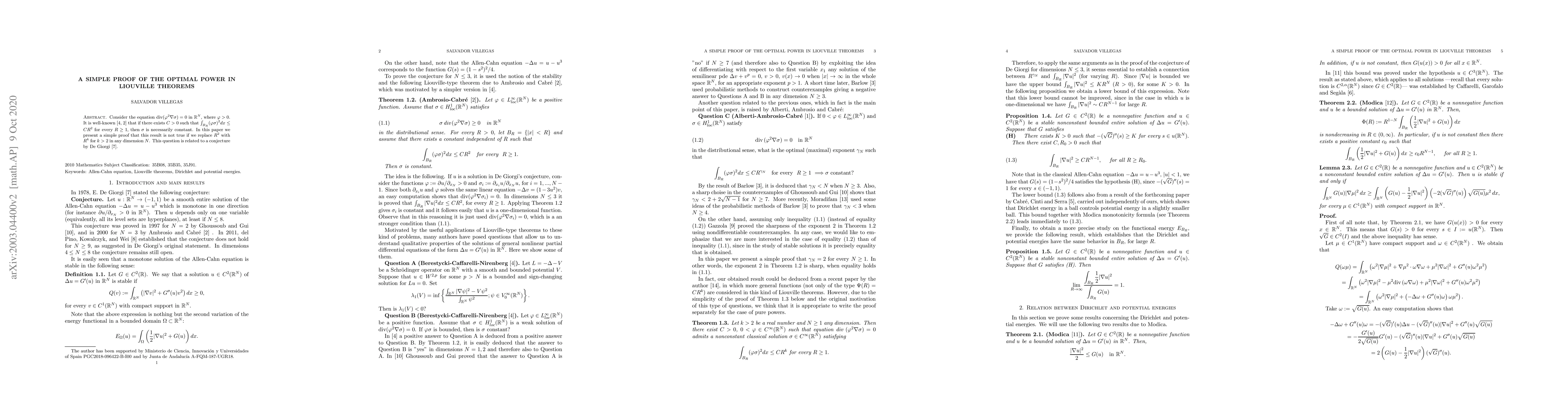 Thumbnail for A simple proof of the optimal power in Liouville theorems