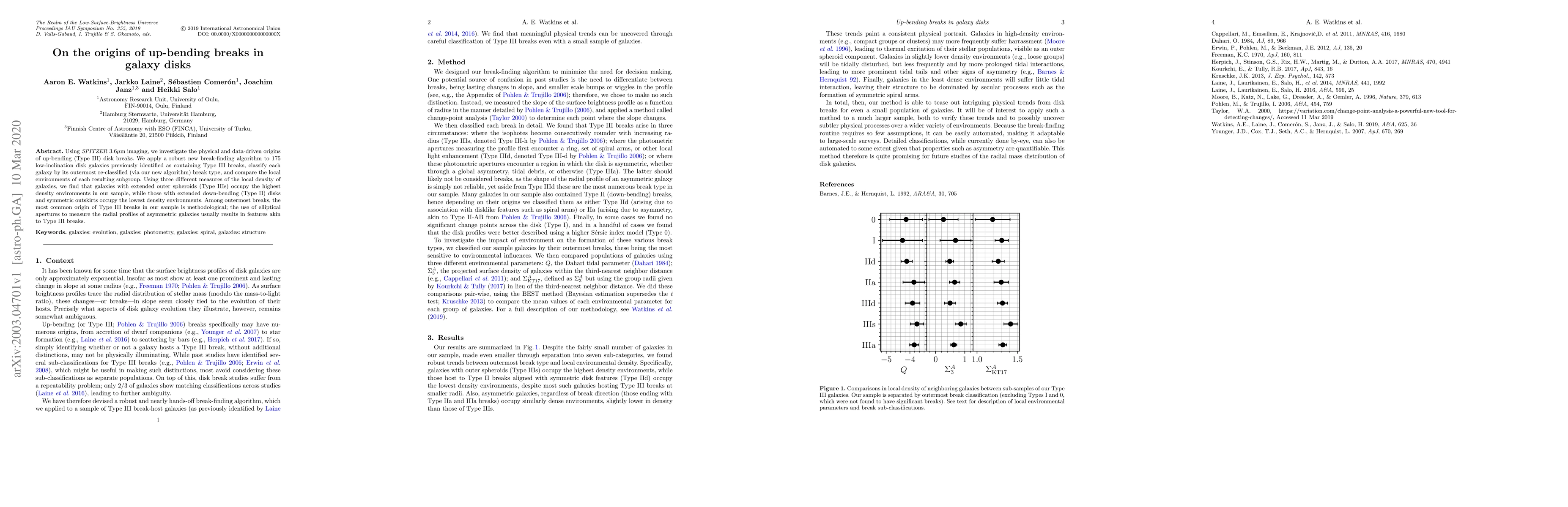 Thumbnail for On the origins of up-bending breaks in disk galaxies