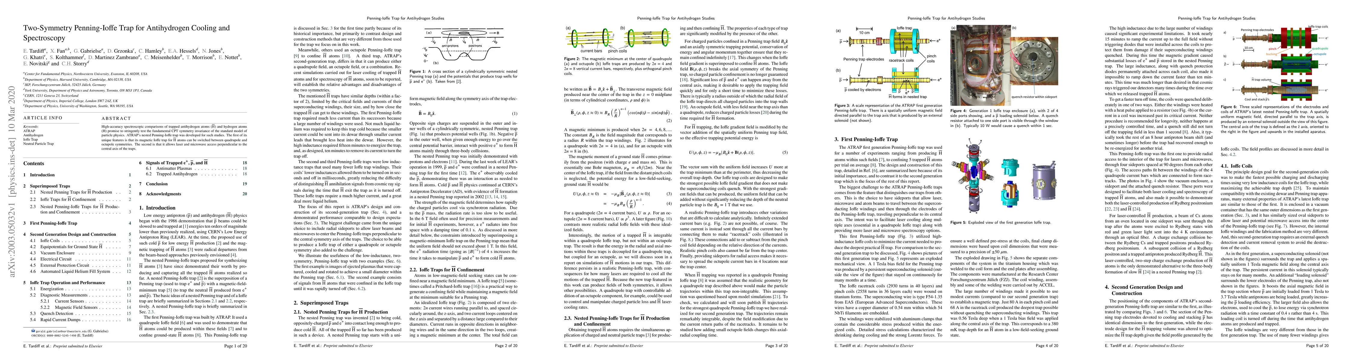 Thumbnail for Two-Symmetry Penning-Ioffe Trap for Antihydrogen Cooling and
  Spectroscopy