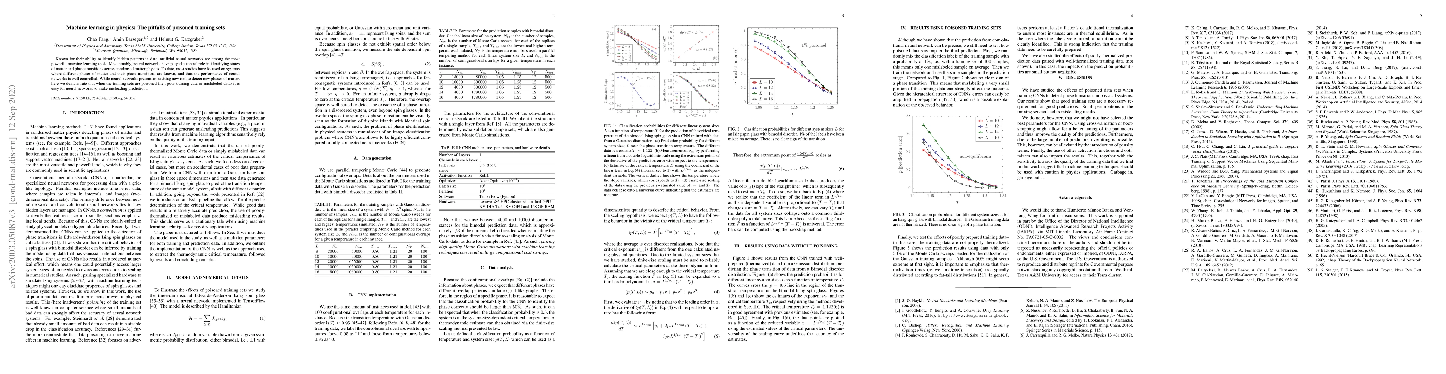 Thumbnail for Machine learning in physics: The pitfalls of poisoned training sets