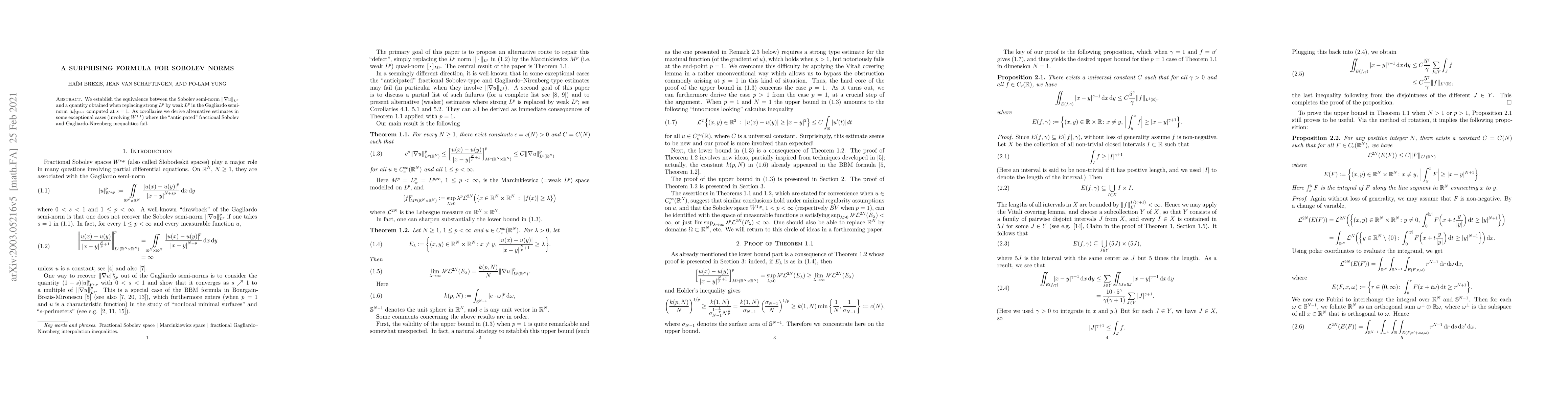 Thumbnail for A surprising formula for Sobolev norms