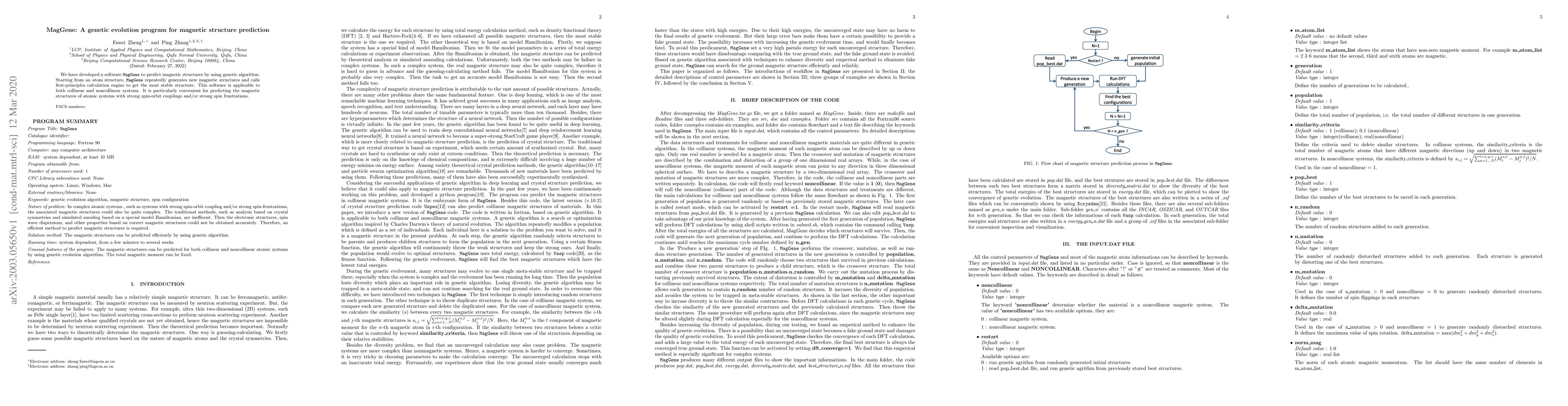 Thumbnail for MagGene: A genetic evolution program for magnetic structure prediction