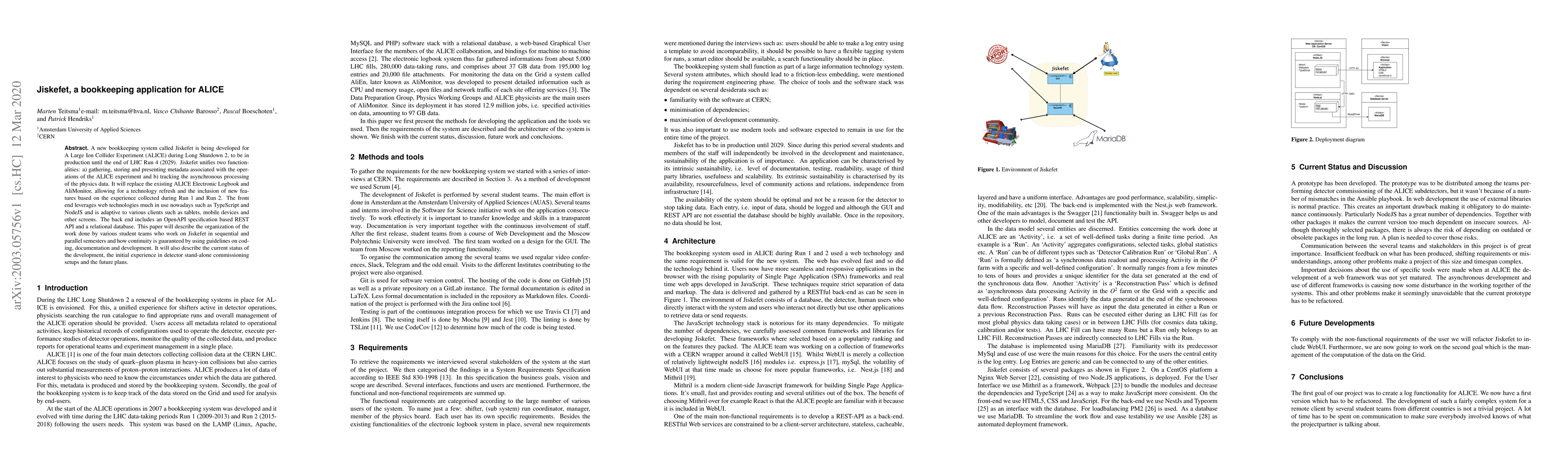 Thumbnail for Jiskefet, a bookkeeping application for ALICE