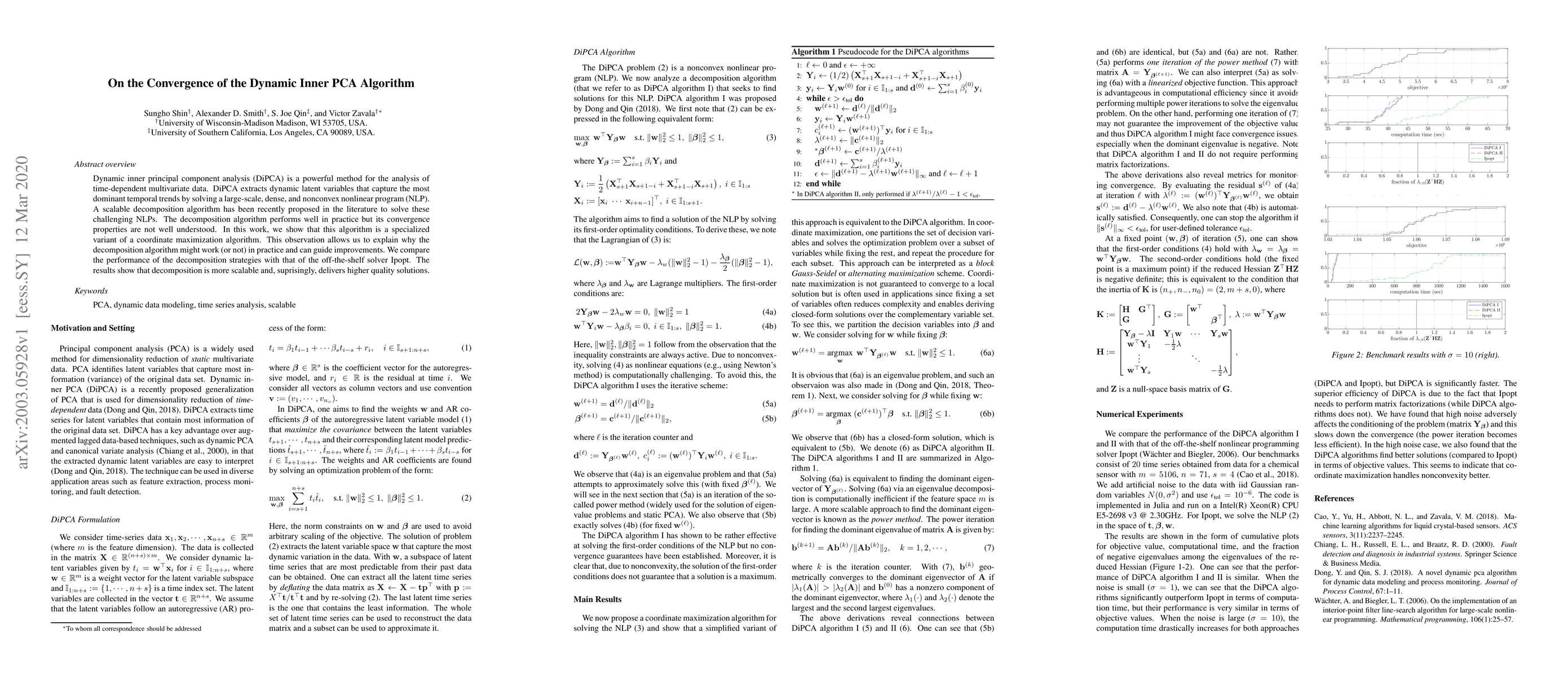 Thumbnail for On the Convergence of the Dynamic Inner PCA Algorithm