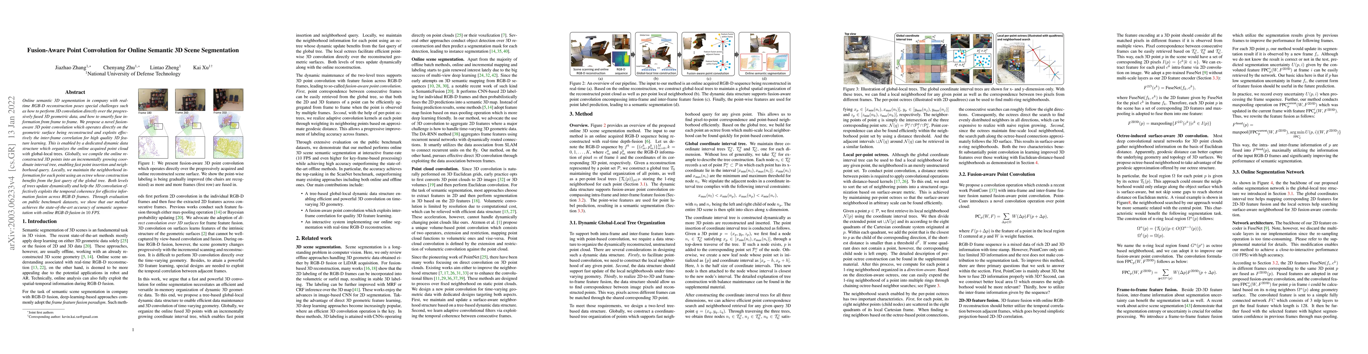Thumbnail for Fusion-Aware Point Convolution for Online Semantic 3D Scene Segmentation